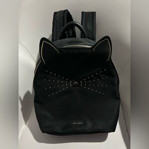 Ted Baker Black Backpack with Cat Ear Design